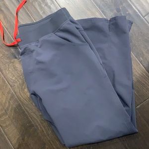 Figs Charcoal scrub pants